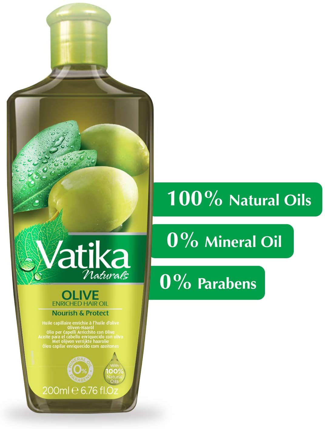 Vatika Naturals olio d'oliva 200 ml
