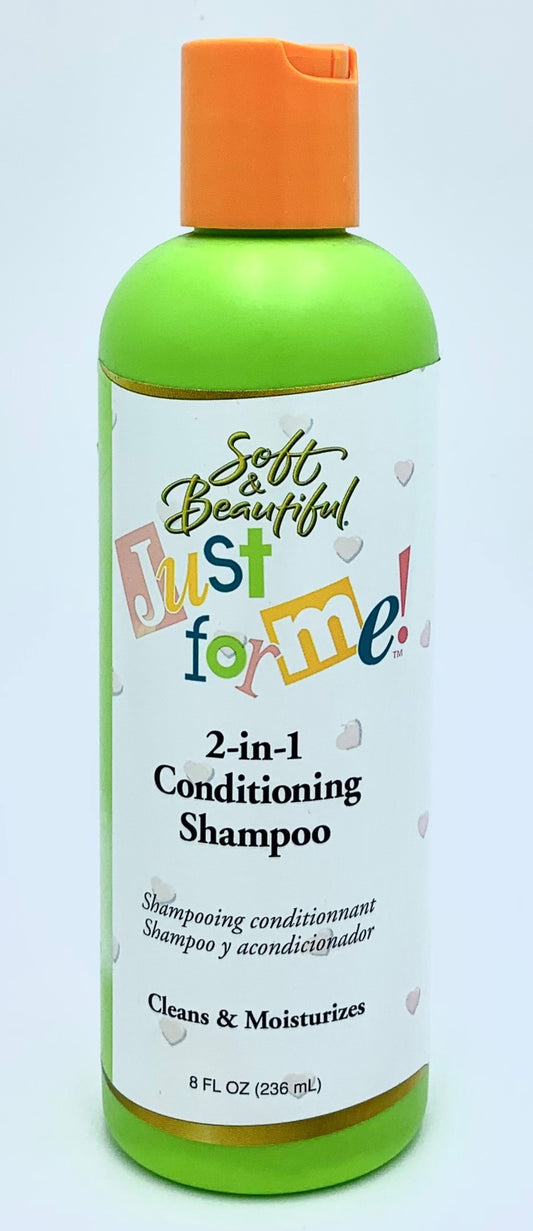 Just for me 2 in 1 Conditioning Shampoo per capelli ricci ed afro